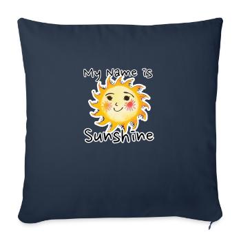 Sprüche - Sofakissenbezug 45 x 45 cm - Navy - Vorne