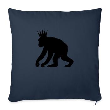 Monkey King - Sofa pillowcase 17,3'' x 17,3'' (45 x 45 cm) - navy - Front