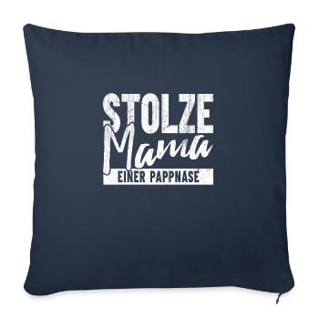 Stolze Mama einer Pappnase - Sofakissenbezug 45 x 45 cm - Navy - Vorne