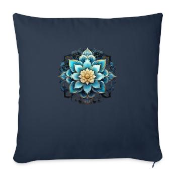 MANDALA KOSMISCH - Sofakissenbezug 45 x 45 cm - Navy - Vorne