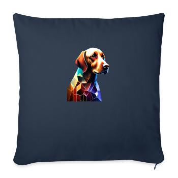 Labrador Retriever Labradorbesitzer Hundewelpe - Sofakissenbezug 45 x 45 cm - Navy - Vorne