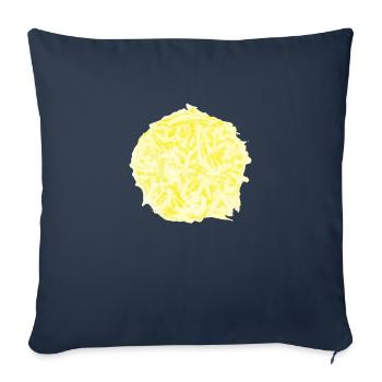 Hypothetical rupture of a bubble v.T-shirt - Sofa pillowcase 17,3'' x 17,3'' (45 x 45 cm) - navy - Front