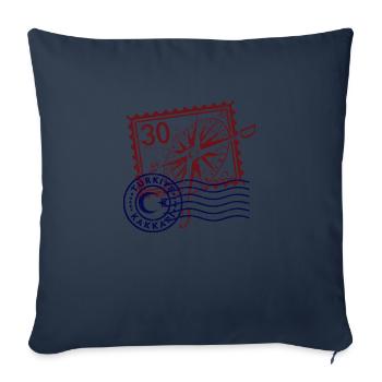 Hakkari - Sofakissenbezug 45 x 45 cm - Navy - Vorne