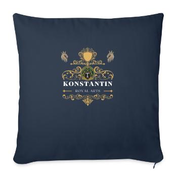Konstantin Royal Arts Trend Mode - Sofakissenbezug 45 x 45 cm - Navy - Vorne