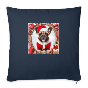 Bully Christmas - Sofakissenbezug 45 x 45 cm - Navy - Vorne