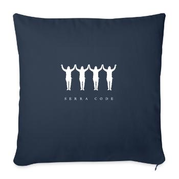 Pontos - Serra Code [hell] Pontischer Tanz - Sofakissenbezug 45 x 45 cm - Navy - Vorne