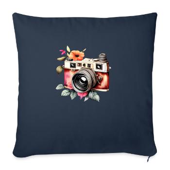 Photographe Photographe Drôle Photographes Photographie - Housse de coussin décorative 45 x 45 cm - bleu marine - Devant