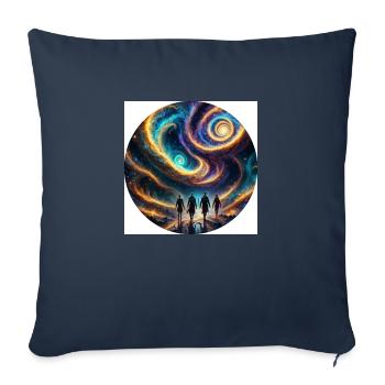 zukunft - Sofakissenbezug 45 x 45 cm - Navy - Vorne