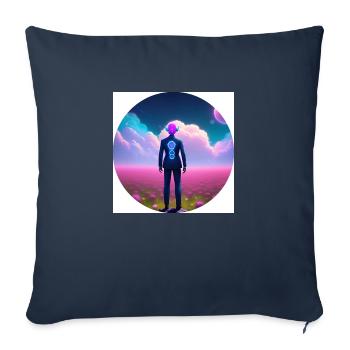 Future - Sofakissenbezug 45 x 45 cm - Navy - Vorne