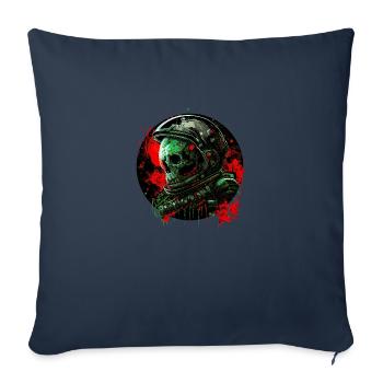 Galaxie morte - Housse de coussin décorative 45 x 45 cm - bleu marine - Devant