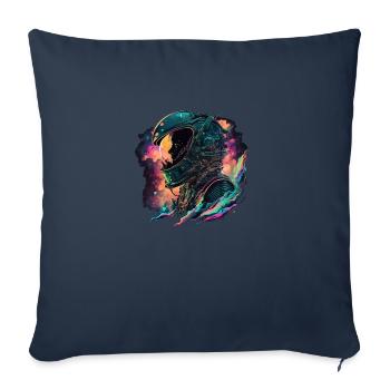 Weltraum-Regenbogen - Sofakissenbezug 45 x 45 cm - Navy - Vorne