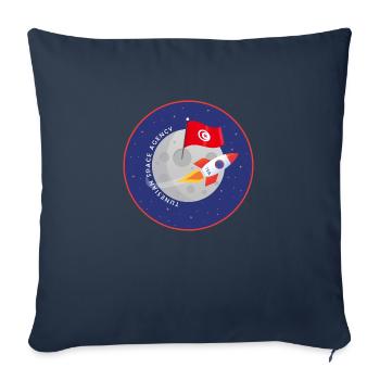 Tunesien Space Agency - Sofakissenbezug 45 x 45 cm - Navy - Vorne