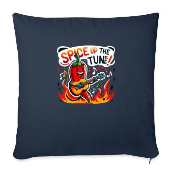 Spice up the Tune - Sofa pillowcase 17,3'' x 17,3'' (45 x 45 cm) - navy - Front