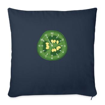 It's pepper time - Sofa pillowcase 17,3'' x 17,3'' (45 x 45 cm) - navy - Front