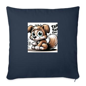 Tap Dance Whiskers - Sofakissenbezug 45 x 45 cm - Navy - Vorne