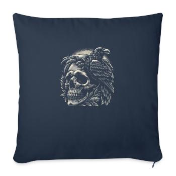 Wächter der Mitternacht - Sofakissenbezug 45 x 45 cm - Navy - Vorne