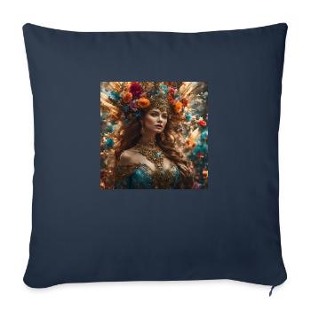 The Beautiful White - Sofakissenbezug 45 x 45 cm - Navy - Vorne