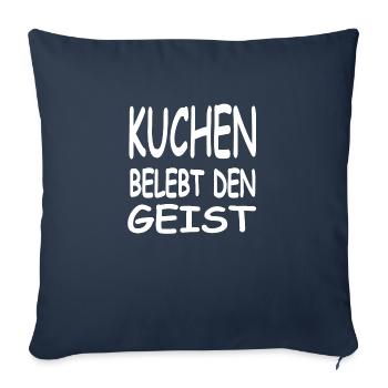 Cake - Sofa pillowcase 17,3'' x 17,3'' (45 x 45 cm) - navy - Front