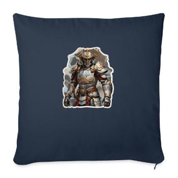 Ritter Fantasie - Sofakissenbezug 45 x 45 cm - Navy - Vorne