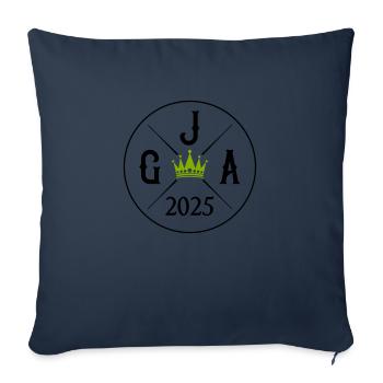 Bachelor party 2025 - Sofa pillowcase 17,3'' x 17,3'' (45 x 45 cm) - navy - Front