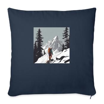 Bergsteigen - Sofakissenbezug 45 x 45 cm - Navy - Vorne