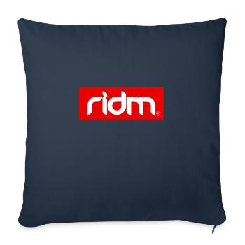 ridm logo - Sofakissenbezug 45 x 45 cm - Navy - Vorne