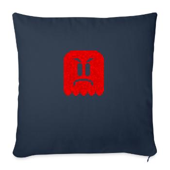 Gorka le faché - Housse de coussin décorative 45 x 45 cm - bleu marine - Devant