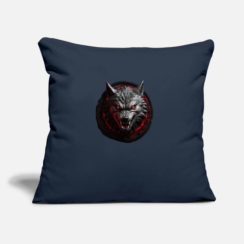 Devil's Wolf Sofa pillowcase 17,3'' x 17,3'' (45 x 45 cm)