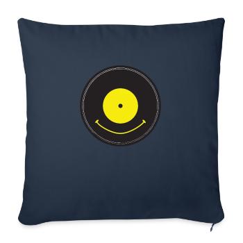 Have a nice vinyl day - Sofakissenbezug 45 x 45 cm - Navy - Vorne