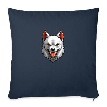 Dog Evil - Sofa pillowcase 17,3'' x 17,3'' (45 x 45 cm) - navy - Front