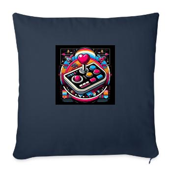 Joystick 1 - Sofakissenbezug 45 x 45 cm - Navy - Vorne
