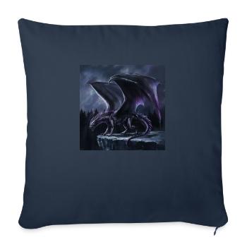 Shadow dragon - Sofakissenbezug 45 x 45 cm - Navy - Vorne