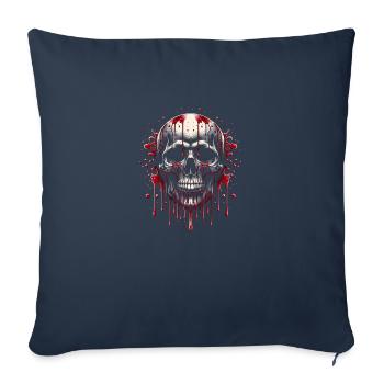Bleeding Shadows - Sofa pillowcase 17,3'' x 17,3'' (45 x 45 cm) - navy - Front