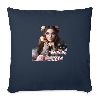 Unikathies KI - Sofakissenbezug 45 x 45 cm - Navy - Vorne
