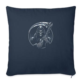 Gardien de l’éternité - Housse de coussin décorative 45 x 45 cm - bleu marine - Devant