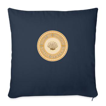 Shellfish Oyster Pearl Seafood Scallop Lover Food - Sofakissenbezug 45 x 45 cm - Navy - Vorne