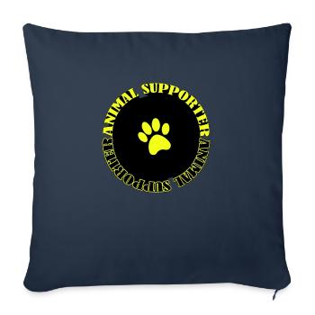 animal supporter - Sofakissenbezug 45 x 45 cm - Navy - Vorne