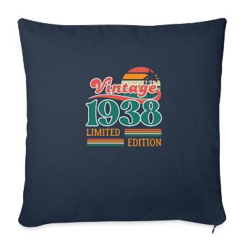 Vintage 1938 Limited Edition - Sofa pillowcase 17,3'' x 17,3'' (45 x 45 cm) - navy - Front