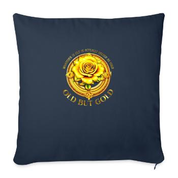 Old but Gold WHATEVER IS OLD VALUED AS GOLD Rose - Sofakissenbezug 45 x 45 cm - Navy - Vorne