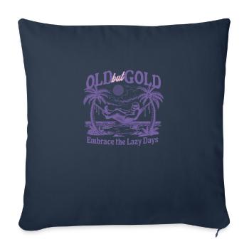 Old but Gold Embrace the lazy days - Sofakissenbezug 45 x 45 cm - Navy - Vorne