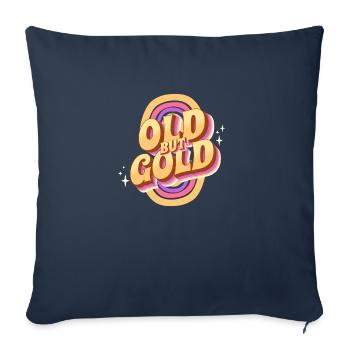 Old but Gold Retro - Sofakissenbezug 45 x 45 cm - Navy - Vorne