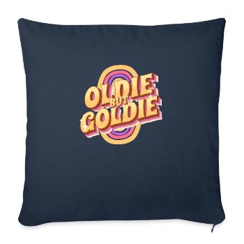 Oldie but Goldie Retro - Sofa pillowcase 17,3'' x 17,3'' (45 x 45 cm) - navy - Front