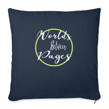littérature cool geek appréciation de la littérature - Housse de coussin décorative 45 x 45 cm - bleu marine - Devant
