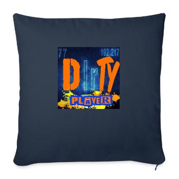 DIRTY PLAYER CHEMISTRY - Housse de coussin décorative 45 x 45 cm - bleu marine - Devant