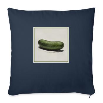 Eine Gurke - Sofakissenbezug 45 x 45 cm - Navy - Vorne