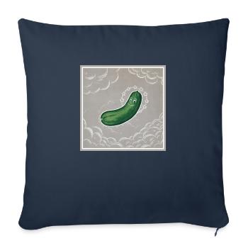 Noch eine Gurke - Sofakissenbezug 45 x 45 cm - Navy - Vorne