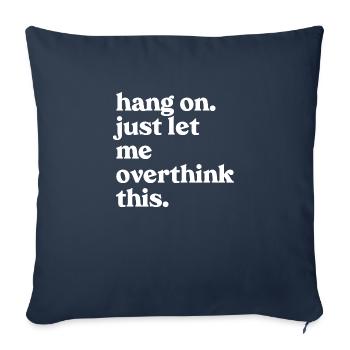 ADHD - Sofa pillowcase 17,3'' x 17,3'' (45 x 45 cm) - navy - Front