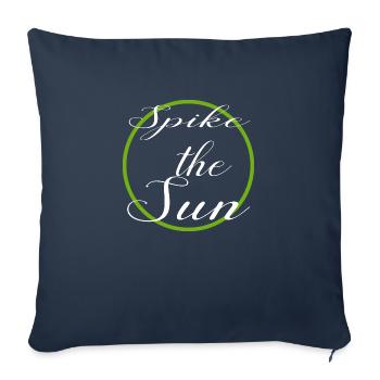 beach volleyball joke funny quote sunlit scenes - Sofakissenbezug 45 x 45 cm - Navy - Vorne