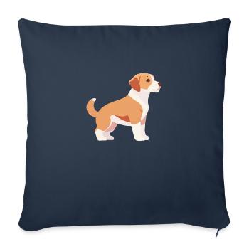 Labrador Welpe seitlich - Sofakissenbezug 45 x 45 cm - Navy - Vorne