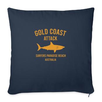 Gold Coast Attack - Australia - Surfers Paradise - Sofakissenbezug 45 x 45 cm - Navy - Vorne